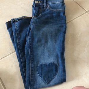 Old Navy Ballerina Jeans w/ heart Size 10